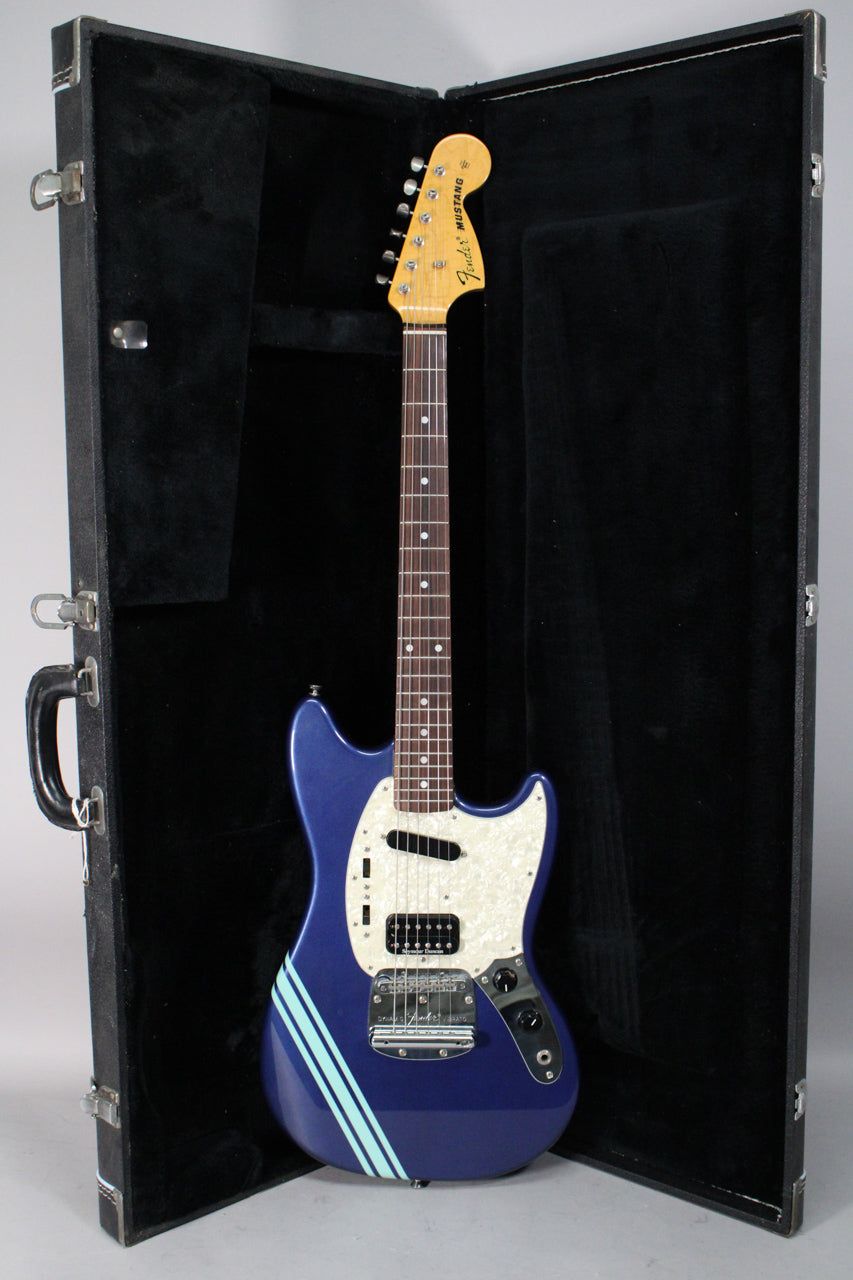 2012 Fender Kurt Cobain Mustang Lake Placid Blue Racing Stripe w