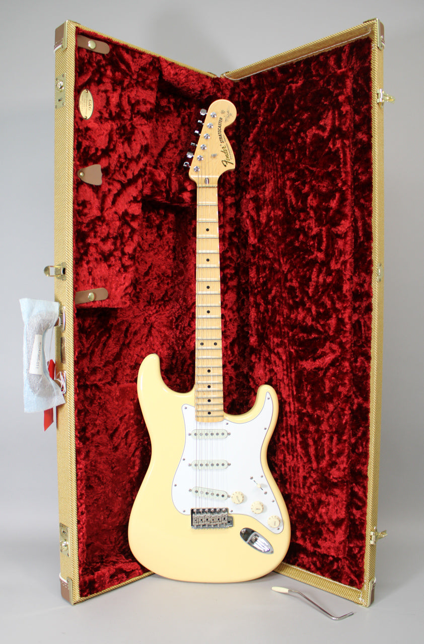 2012 Fender Yngwie Malmsteen Signature Stratocaster Vintage White Scalloped Frets w/OHSC