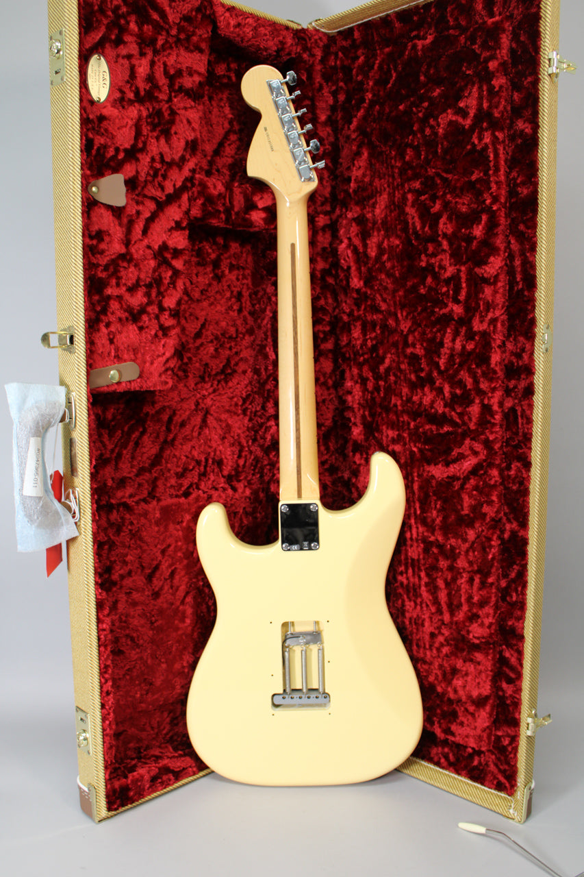 2012 Fender Yngwie Malmsteen Signature Stratocaster Vintage White Scalloped Frets w/OHSC