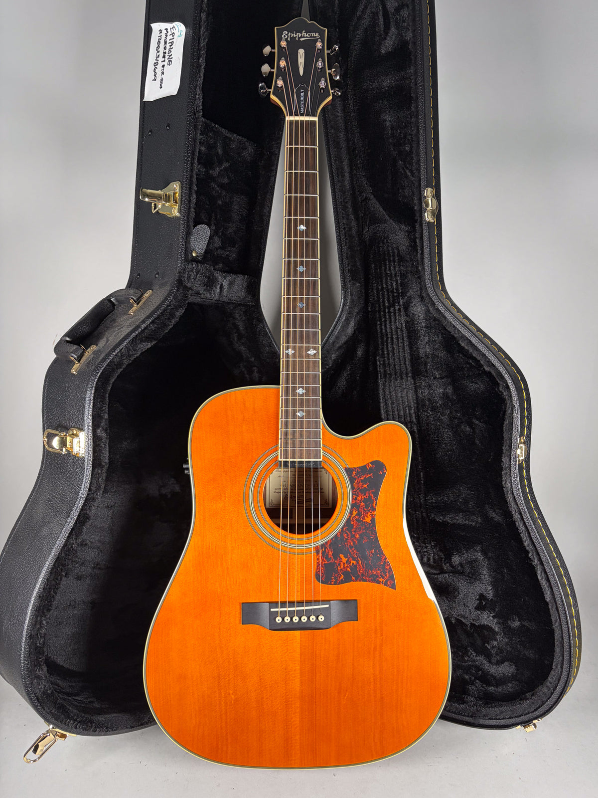 2012 Epiphone Masterbuilt DR-500MCE/NA Acoustic Electric Guitar w/HSC