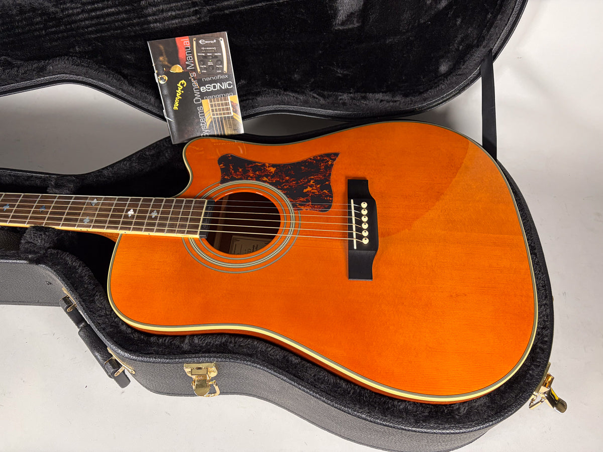 2012 Epiphone Masterbuilt DR-500MCE/NA Acoustic Electric Guitar w/HSC