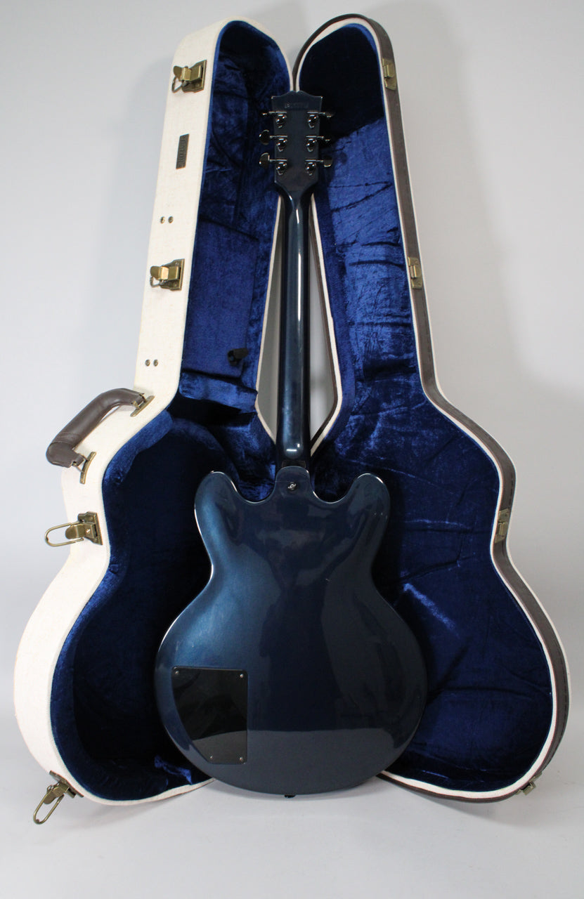2013 Gibson Memphis Studio 335 Midnight Blue w/HSC