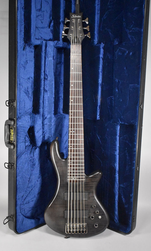 2013-Schecter-Stiletto-6-Diamond-Series-Active-Bass-Imperial-Vintage-Guitars-Sell