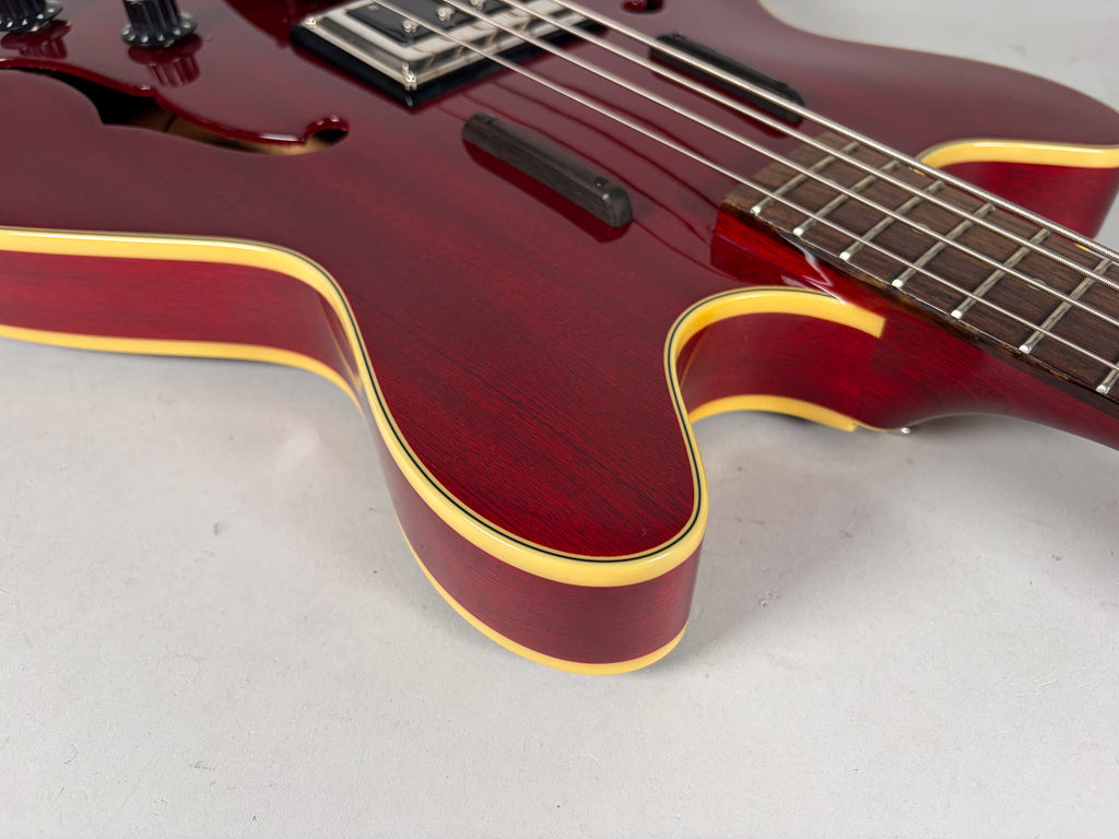 2014 Guild Newark St. Collection Starfire Bass Cherry Finish w/OHSC
