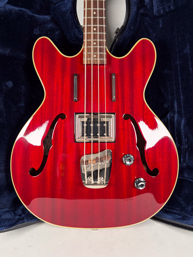 2014 Guild Newark St. Collection Starfire Bass Cherry Finish w/OHSC