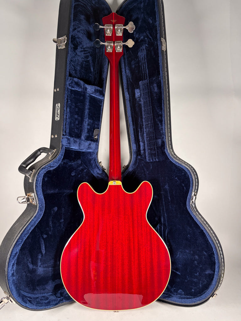 2014 Guild Newark St. Collection Starfire Bass Cherry Finish w/OHSC