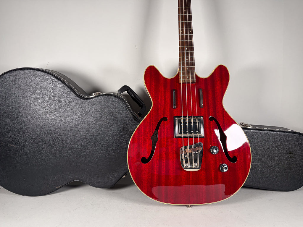 2014 Guild Newark St. Collection Starfire Bass Cherry Finish w/OHSC