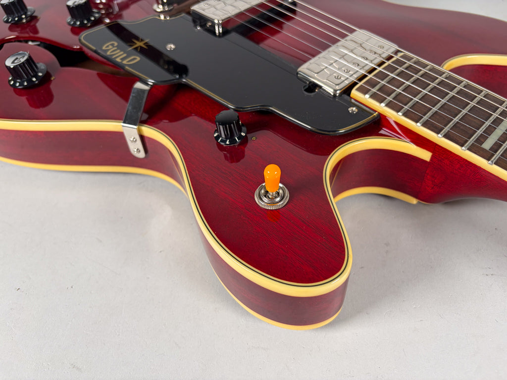 2014 Guild Newark St. Collection Starfire V Cherry Finish w/OHSC