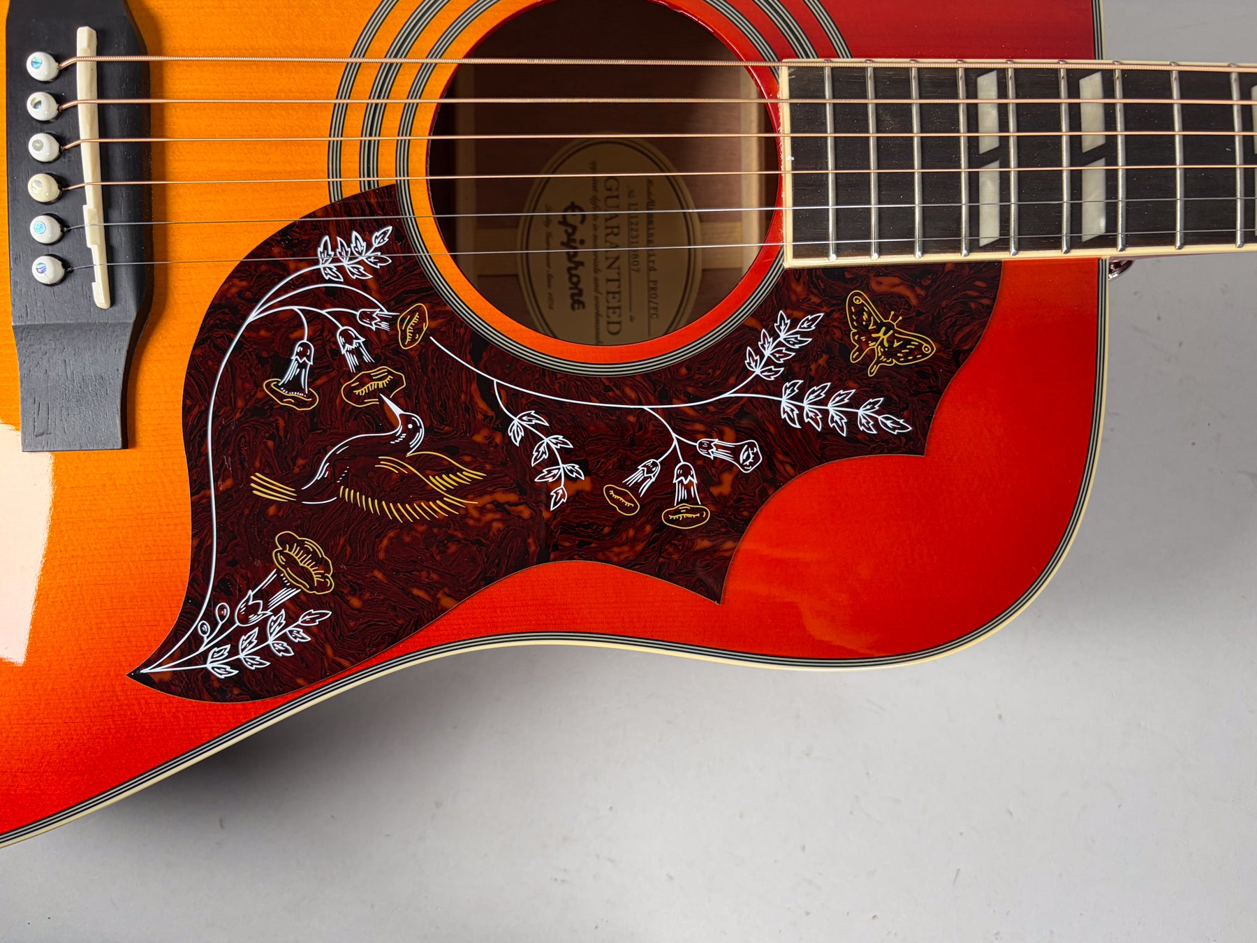 Epiphone Hummingbird Pro Faded Cherry Finish w/OHSC – Imperial