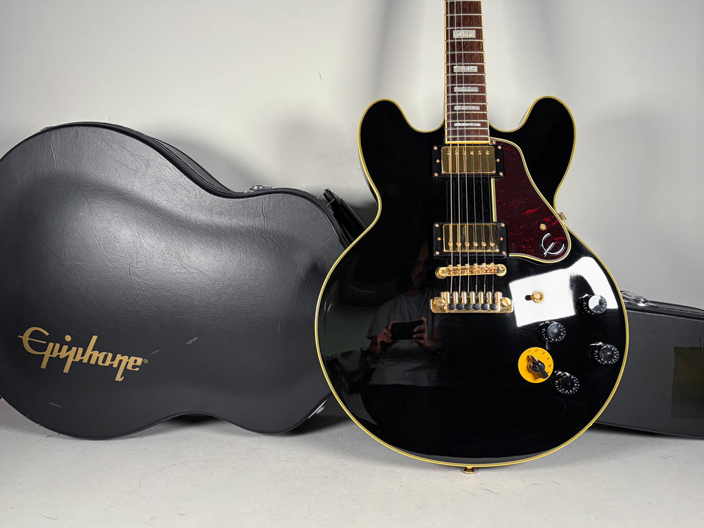 2016 Epiphone B.B. King Lucille Guitar Ebony Finish w/OHSC