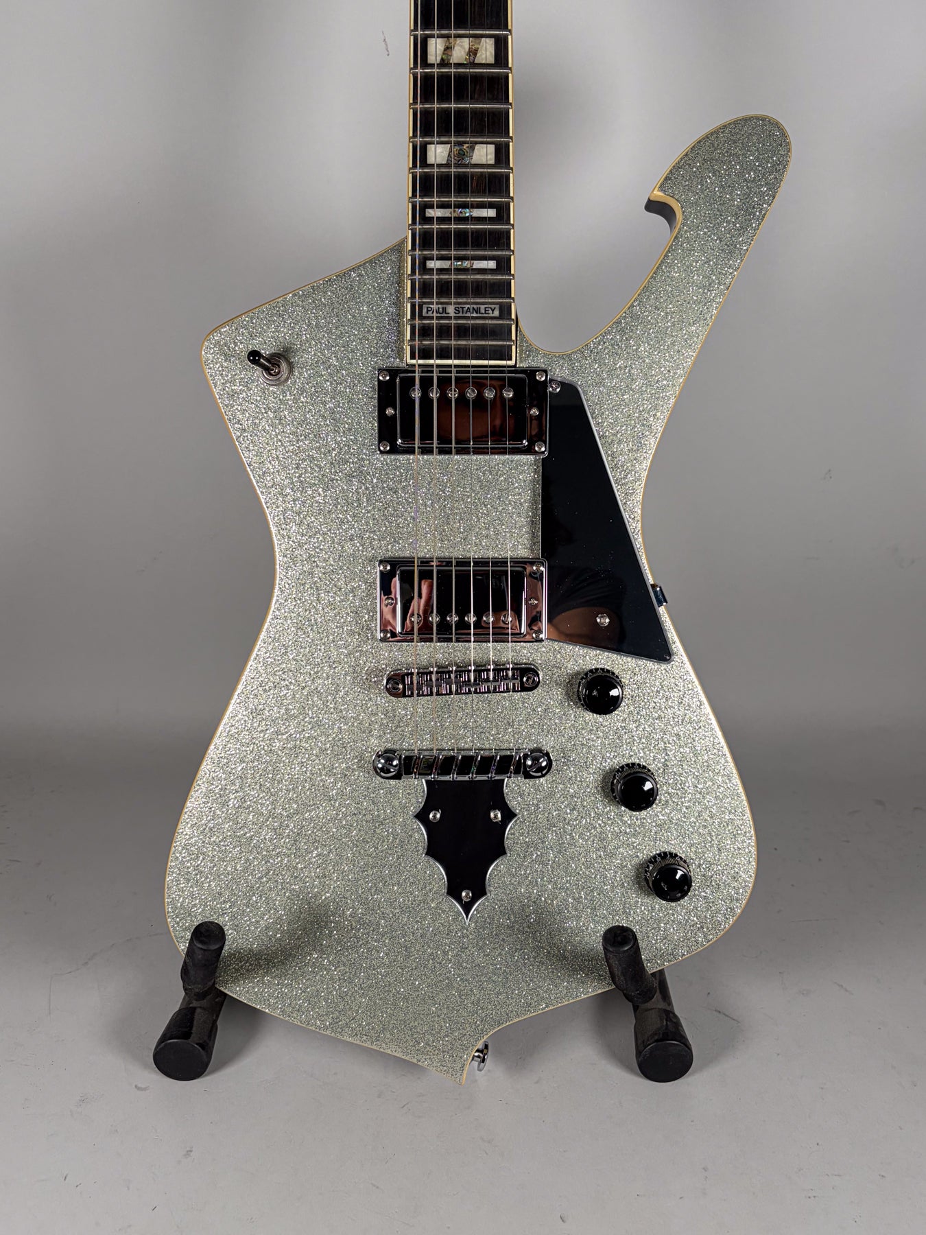 Ibanez PS120SP Paul Stanley Sig Iceman Silver Sparkle w/Gig Bag