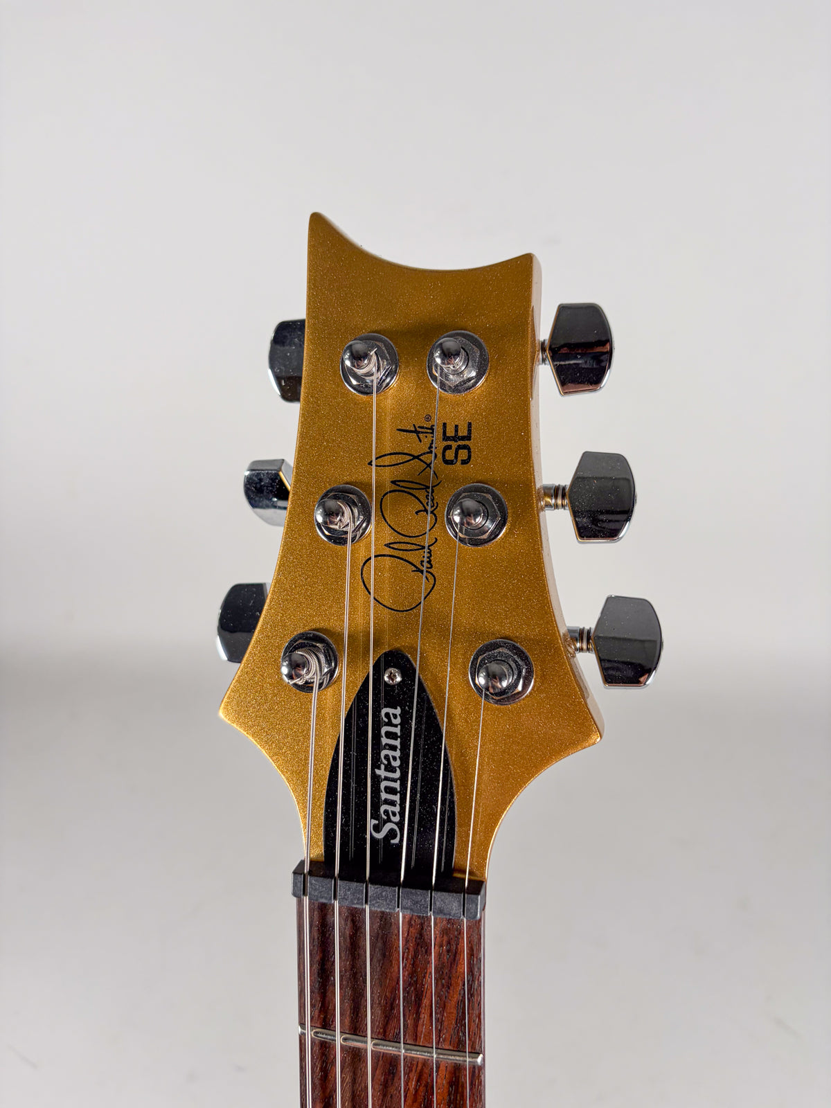 2016 PRS SE Santana Single Cut Tremolo Egyptian Gold w/Gig Bag