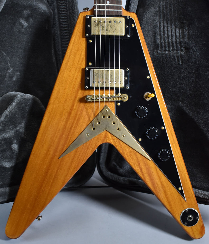 2016 Epiphone Limited Edition Korina Flying V Reissue Natural w/OHSC