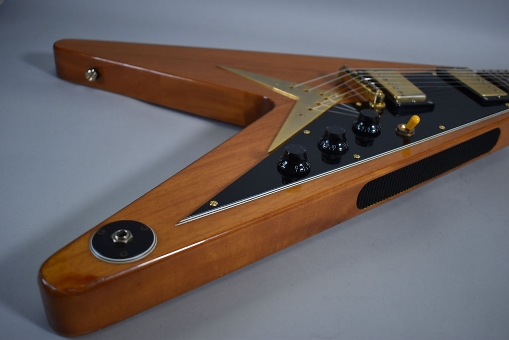 2016 Epiphone Limited Edition Korina Flying V Reissue Natural w/OHSC