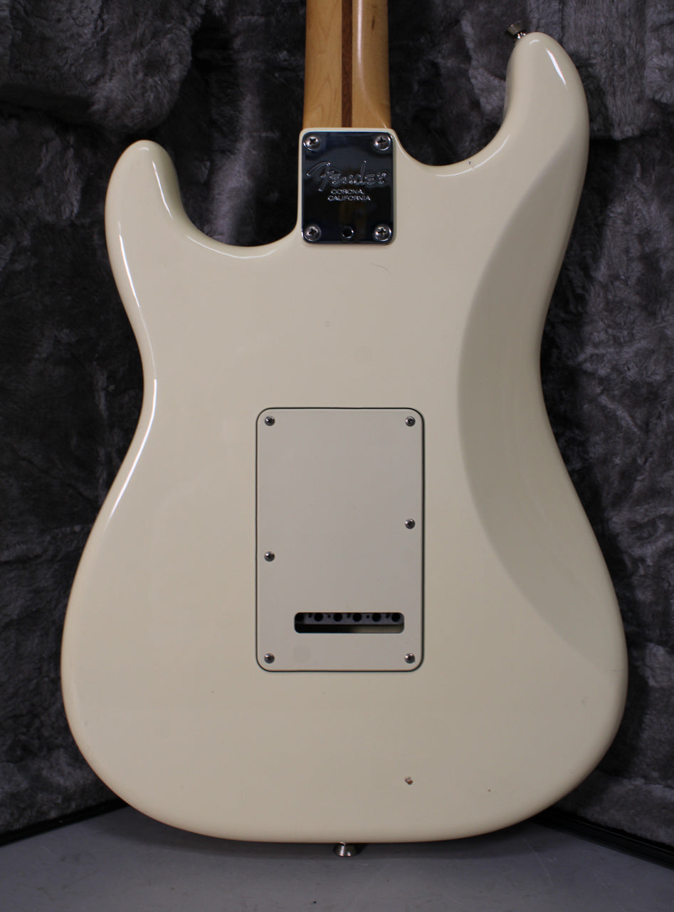 2017 Fender American Professional Stratocaster HSS Shawbucker Olympic White w/OHSC