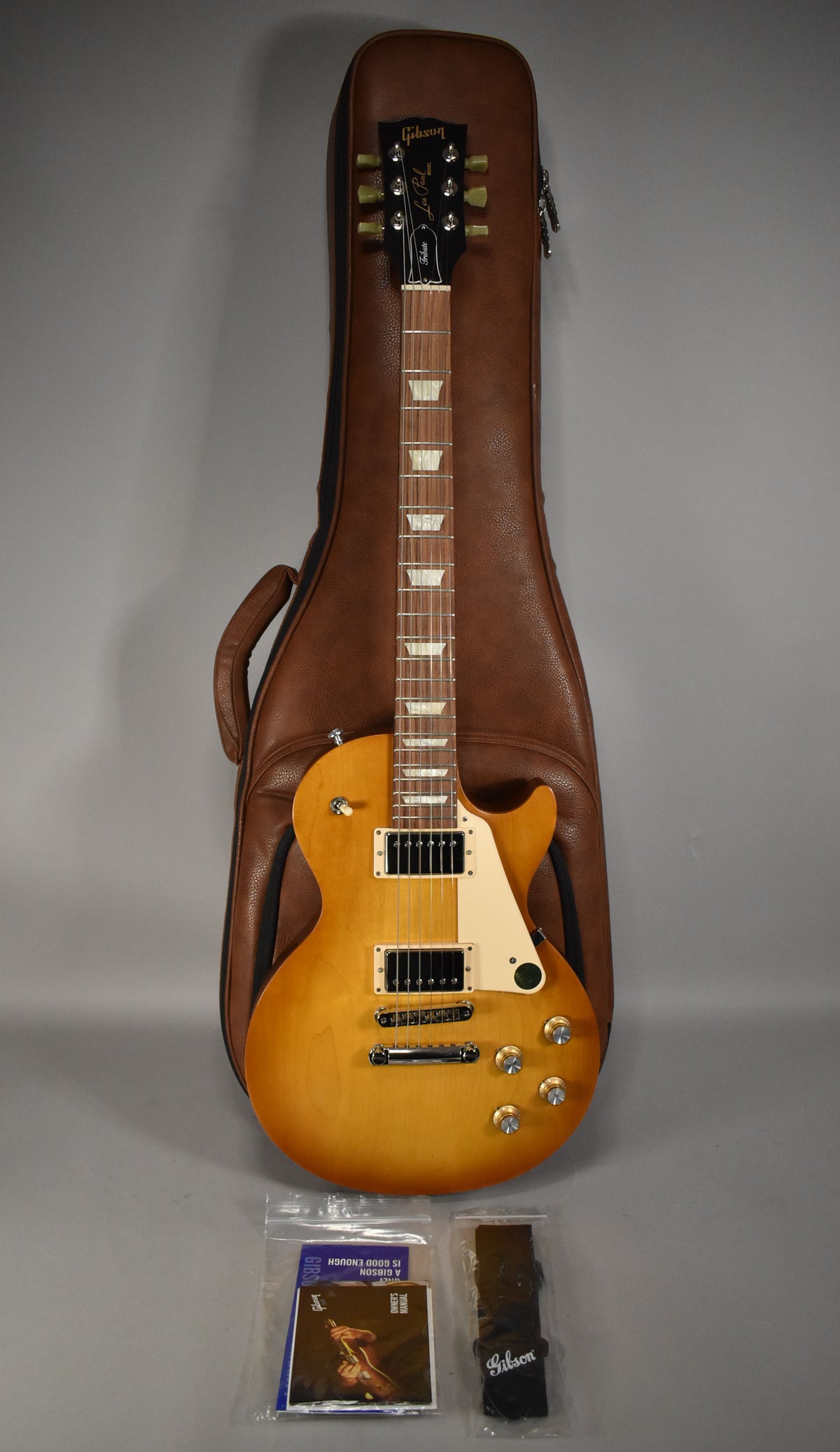 ギター Gibson Les Paul Tribute 2017 Honey Burst Gibson Les Paul Tribute HP Faded Honey Burst (2017) - Guitar Compare