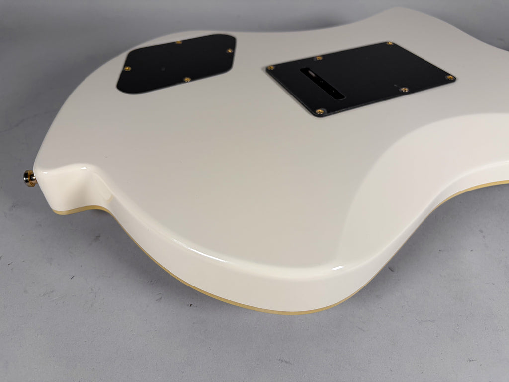 2018 D'Angelico Ludlow Tremolo HH White Finish w/OHSC