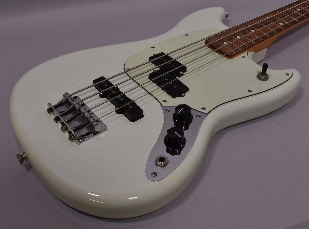 2018 Fender Offset Series Mustang Bass PJ Sonic Blue