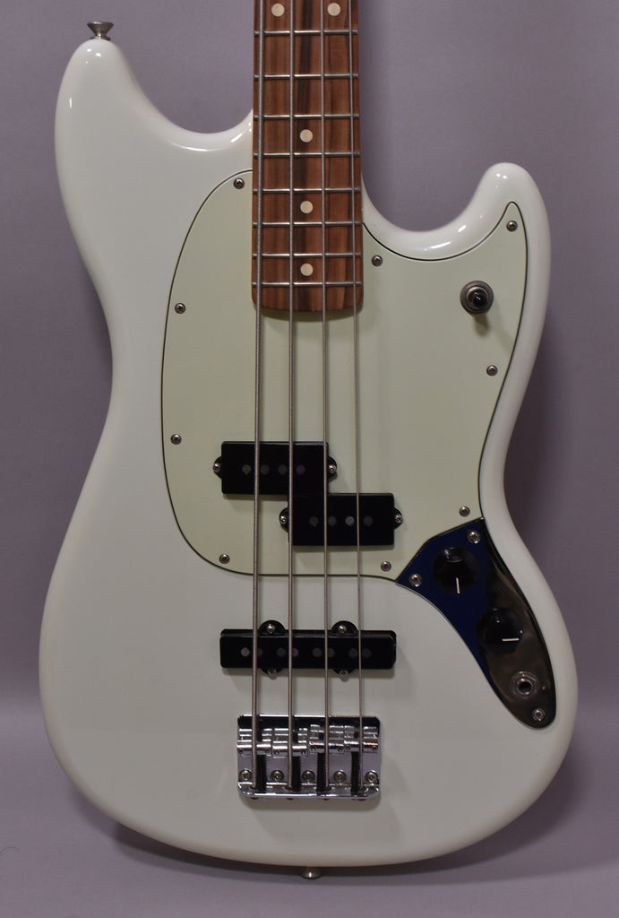 2018 Fender Offset Series Mustang Bass PJ Sonic Blue