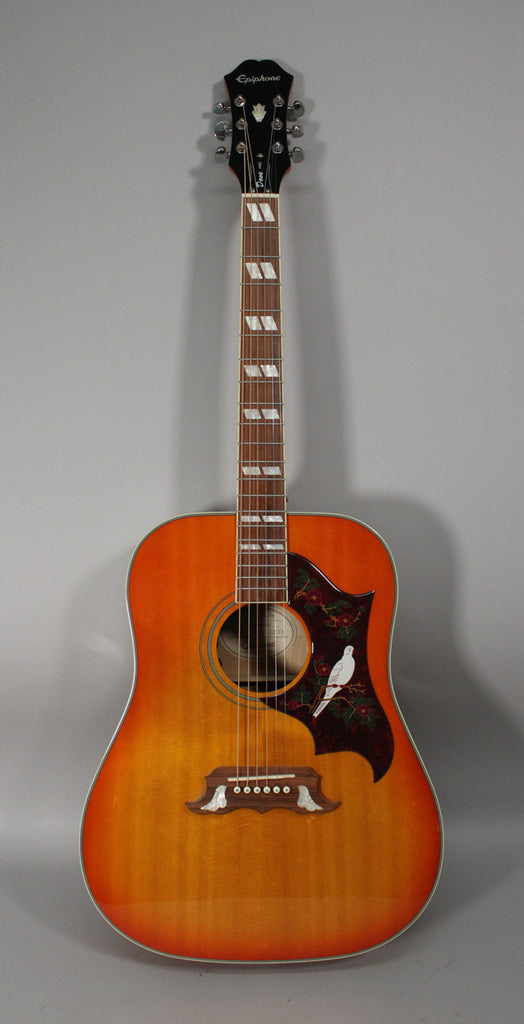 2019 Epiphone Dove Pro Acoustic-Electric Dreadnought Violinburst