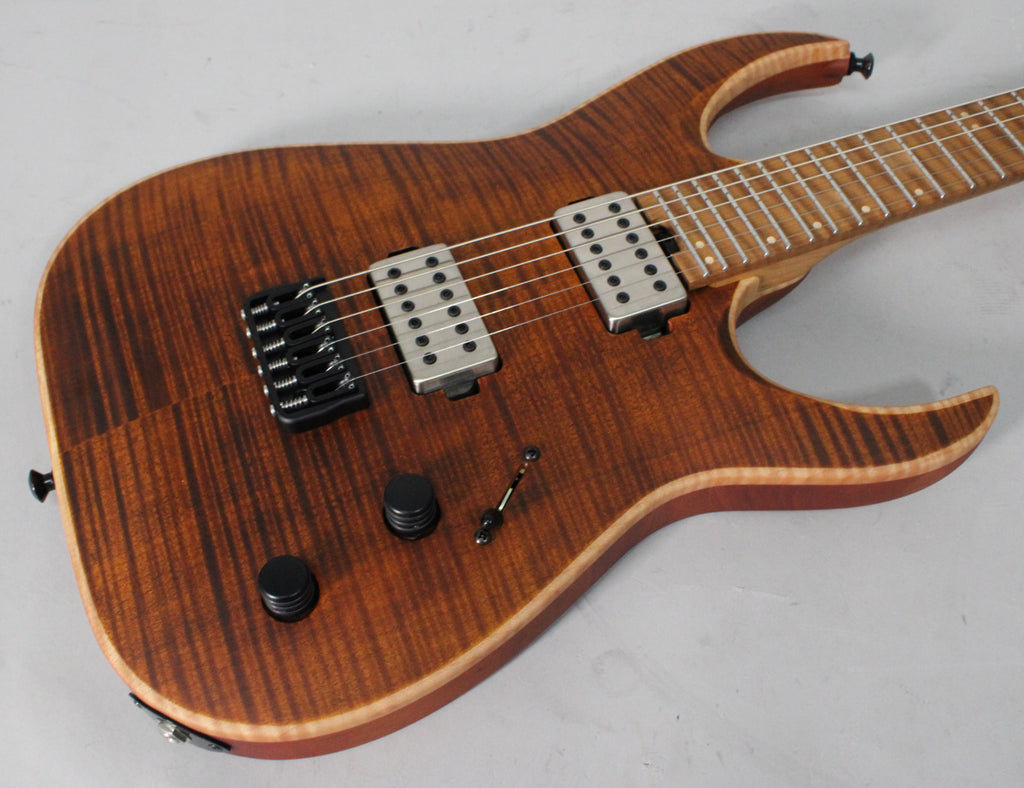 2019 Jackson USA Signature Misha Mansoor Juggernaut HT6FM Satin Amber Tiger Eye w/OHSC