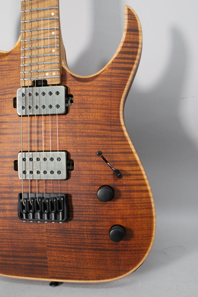 2019 Jackson USA Signature Misha Mansoor Juggernaut HT6FM Satin Amber Tiger Eye w/OHSC
