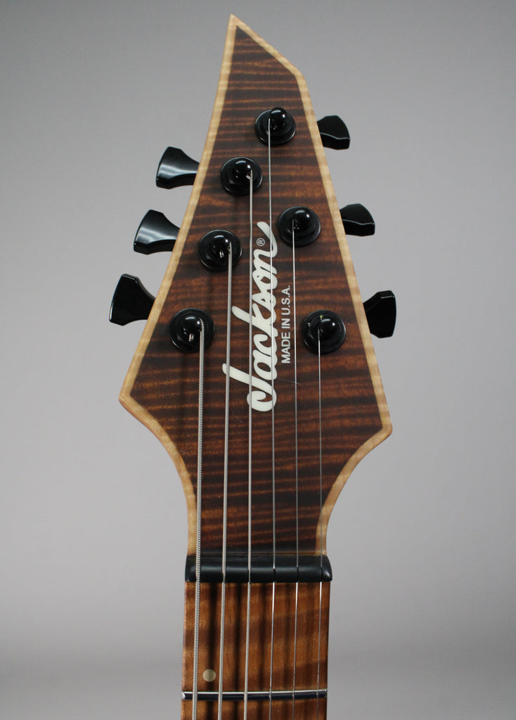 2019 Jackson USA Signature Misha Mansoor Juggernaut HT6FM Satin Amber Tiger Eye w/OHSC