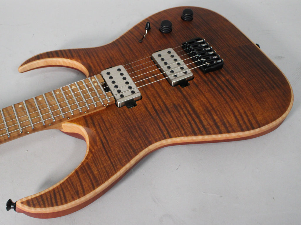 2019 Jackson USA Signature Misha Mansoor Juggernaut HT6FM Satin Amber Tiger Eye w/OHSC