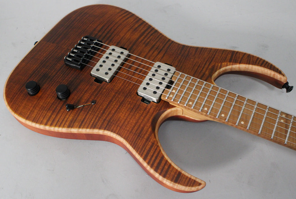 2019 Jackson USA Signature Misha Mansoor Juggernaut HT6FM Satin Amber Tiger Eye w/OHSC