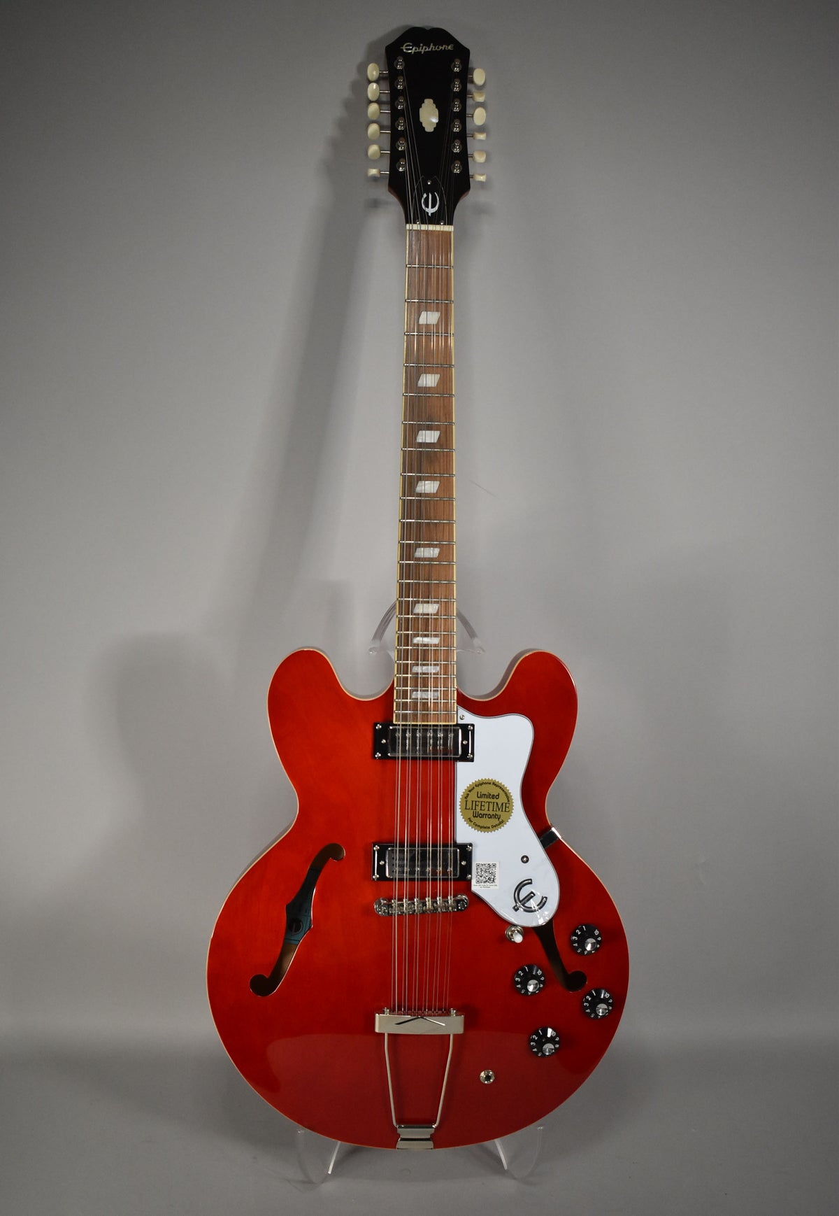 2019 Epiphone Exclusive Riviera Electric 12-String Guitar | Cherry