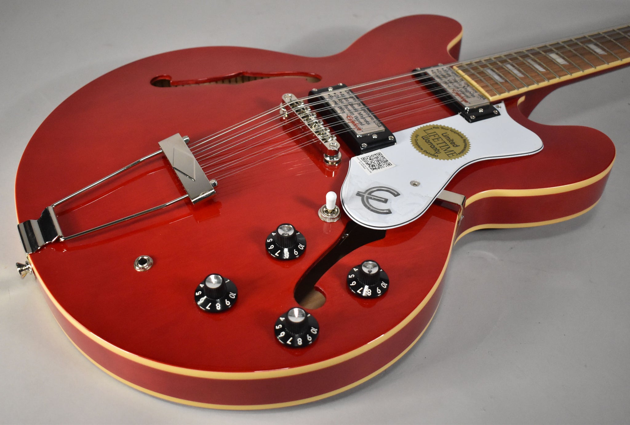 2019 Epiphone Exclusive Riviera Electric 12-String Guitar | Cherry Fin ...
