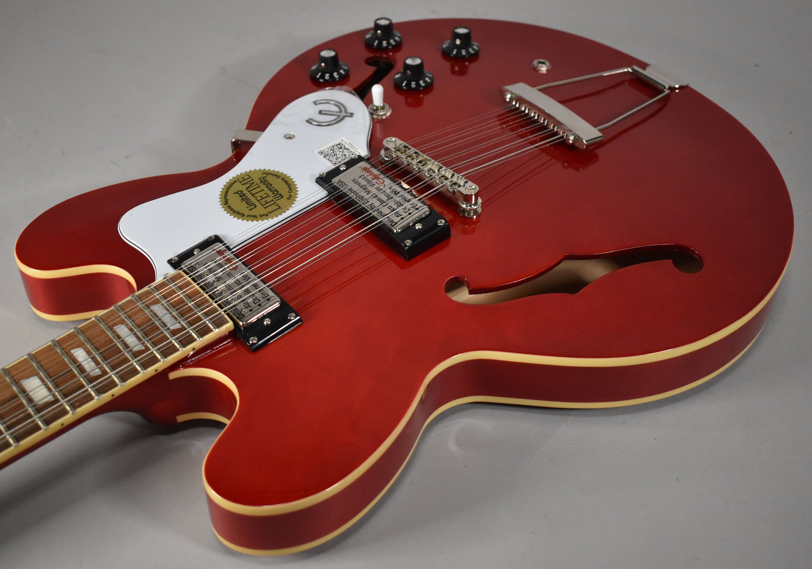 2019 Epiphone Exclusive Riviera Electric 12-String Guitar | Cherry Fin ...