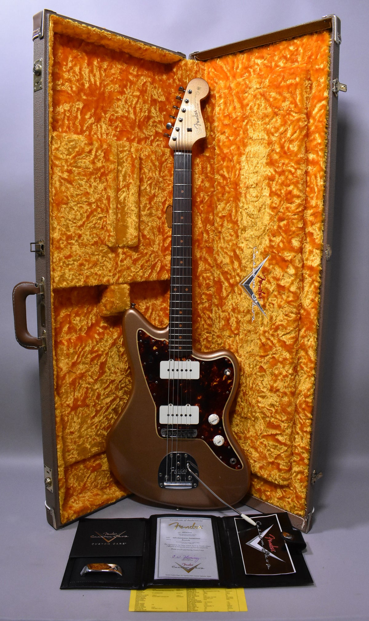 2019 Fender Custom Shop '62 Jazzmaster "CME Special" Journeyman Relic Firemist Gold w/OHSC