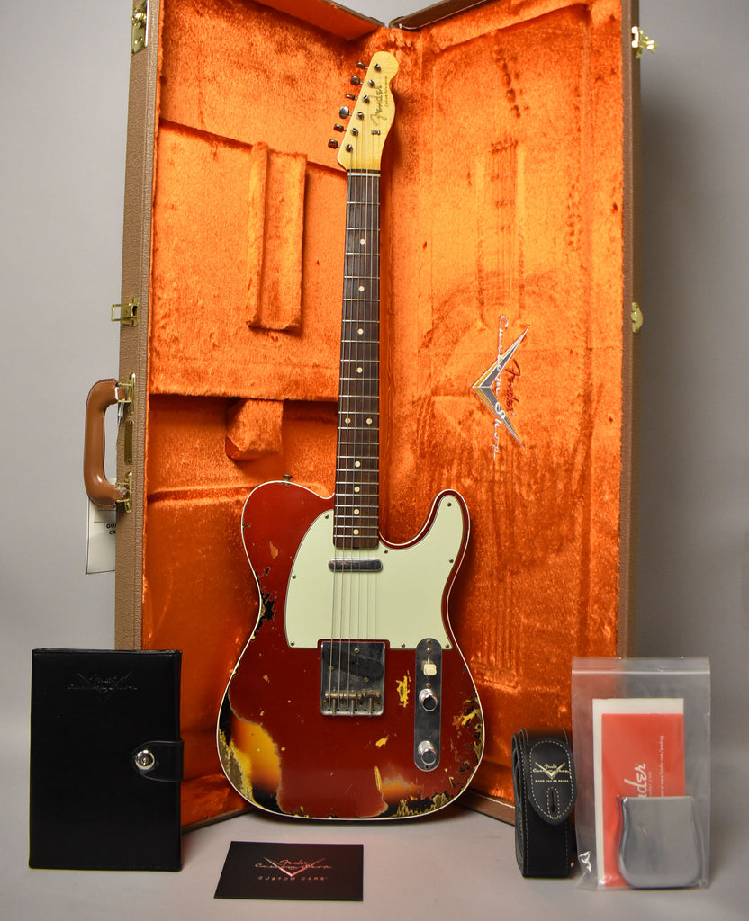 2020-Fender-Custom-Shop-_60-Telecaster-Custom-Heavy-Relic-Candy-Apple-Red-Sunburst-Sell-your-Guitar-Imperial-Vintage-Guitars