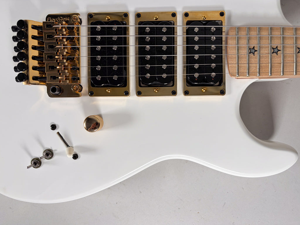 2020 Kramer Jersey Star White Finish Floyd Rose w/SSC