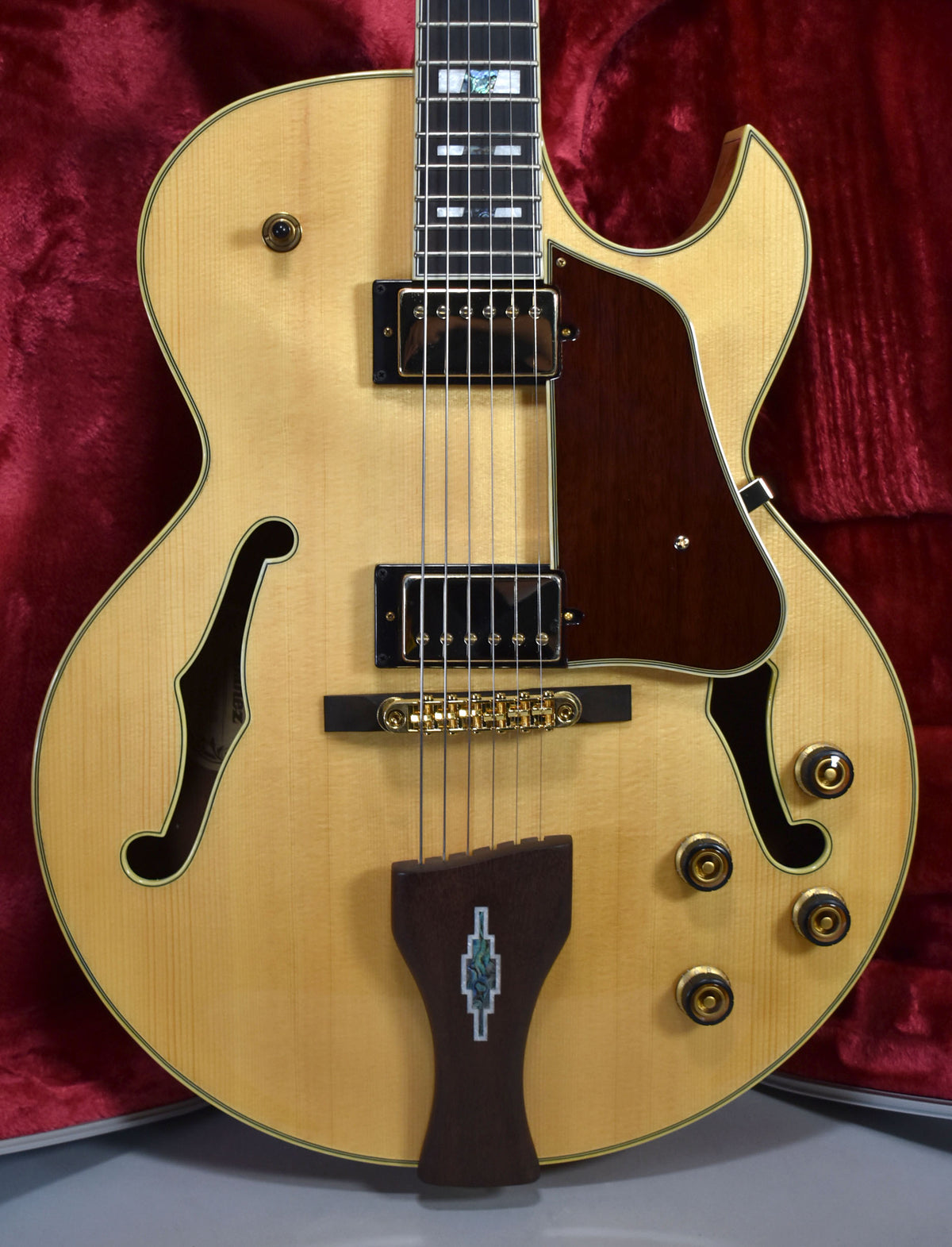 2021 Ibanez LGB30 George Benson Signature Hollowbody Natural w/OHSC