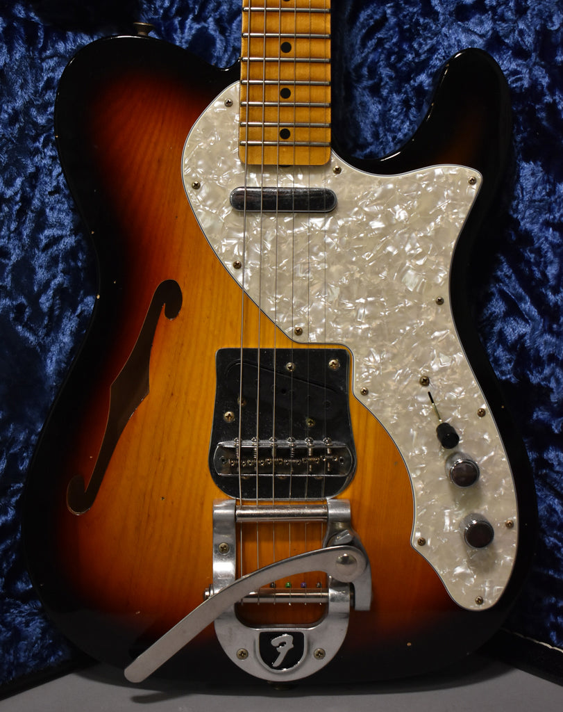 2022 Fender Custom Shop 68 Telecaster Thinline Journeyman Relic w/OHSC
