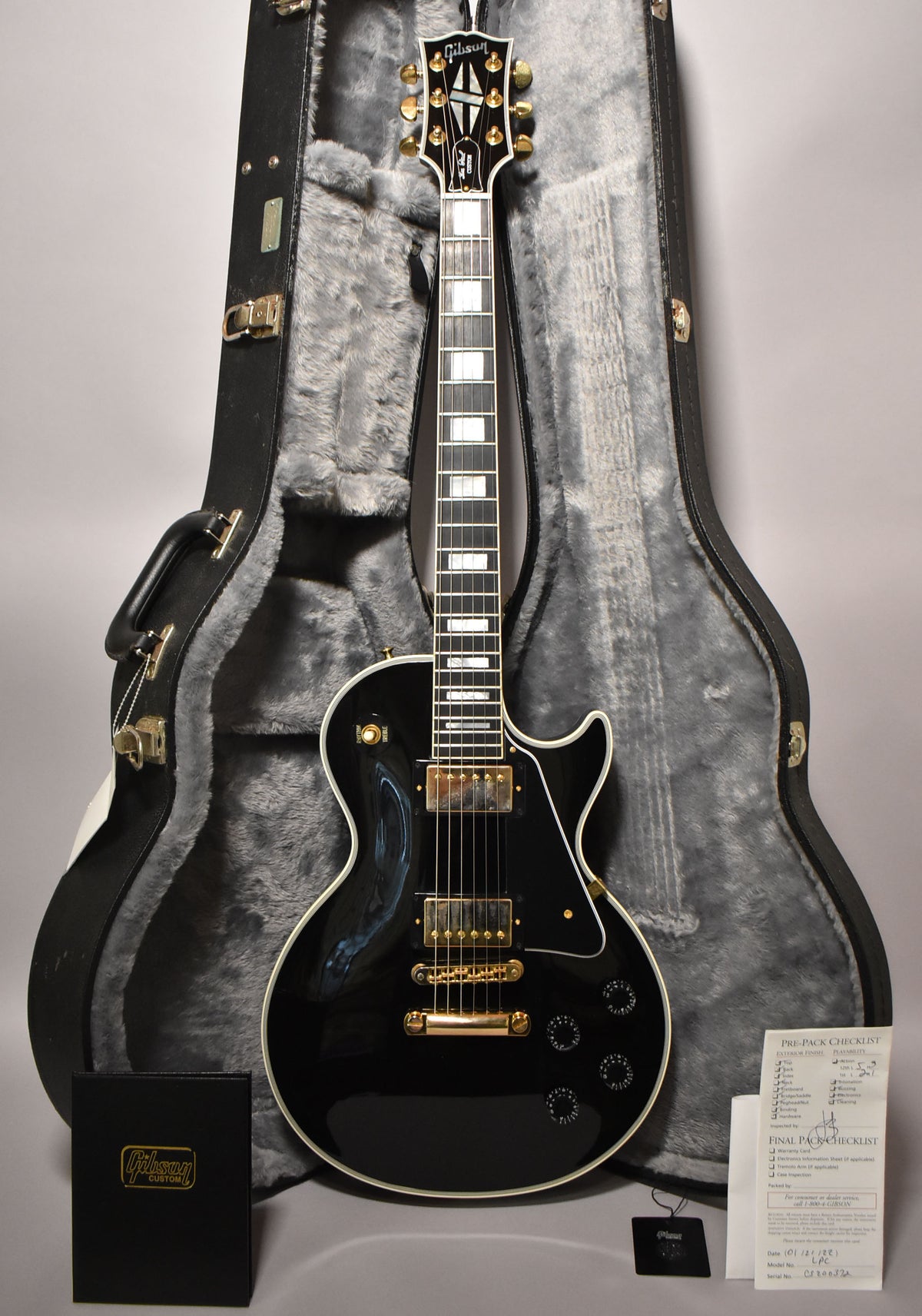 Gibson Les Paul Custom ブラック 2022 Gibson Custom Les Paul Custom Gloss Ebony w/OHSC – Imperial