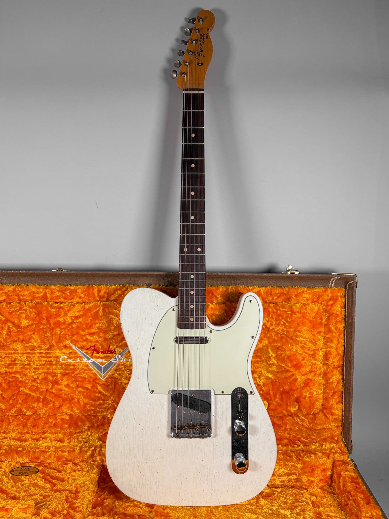 Fender Telecaster ホワイト 2022 Fender Custom Shop '59 Telecaster Journeyman Relic Olympic