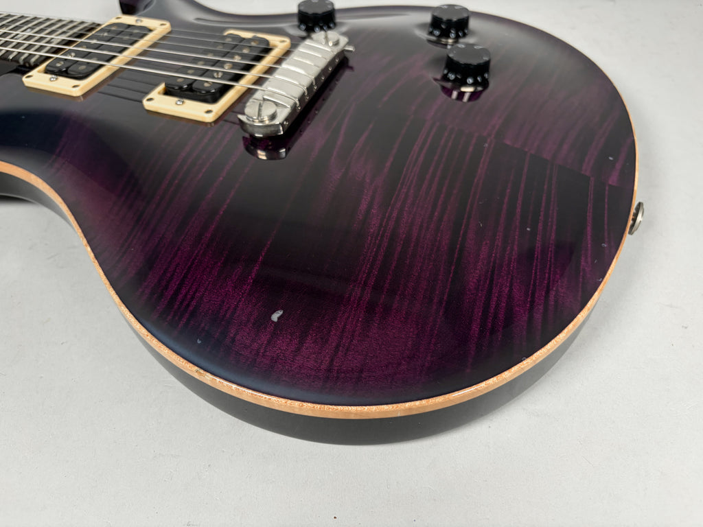 2002 PRS Paul Reed Smith Custom 24 Stoptail Flametop Purple Finish w/OHSC