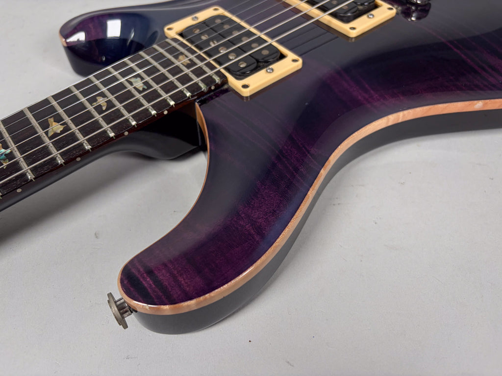 2002 PRS Paul Reed Smith Custom 24 Stoptail Flametop Purple Finish w/OHSC