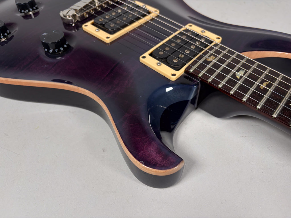 2002 PRS Paul Reed Smith Custom 24 Stoptail Flametop Purple Finish w/OHSC