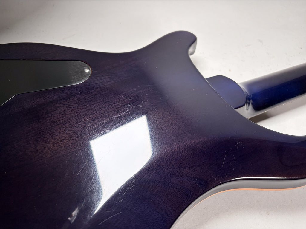 2002 PRS Paul Reed Smith Custom 24 Stoptail Flametop Purple Finish w/OHSC
