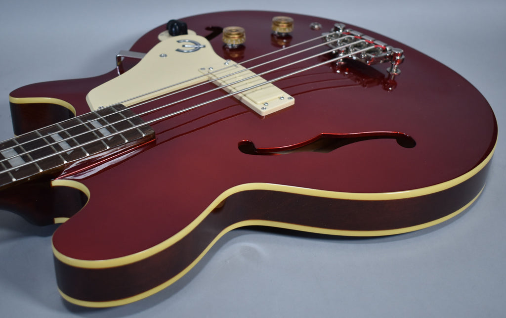 2022 Epiphone Jack Casady Signature Bass Sparkling Burgundy w/Gig Bag
