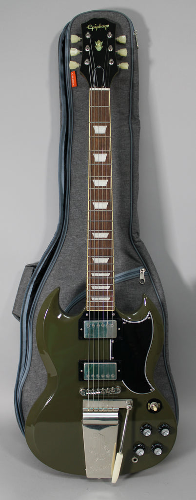 2022 Epiphone SG Standard '61 Reissue Olive Drab w/Gig Bag