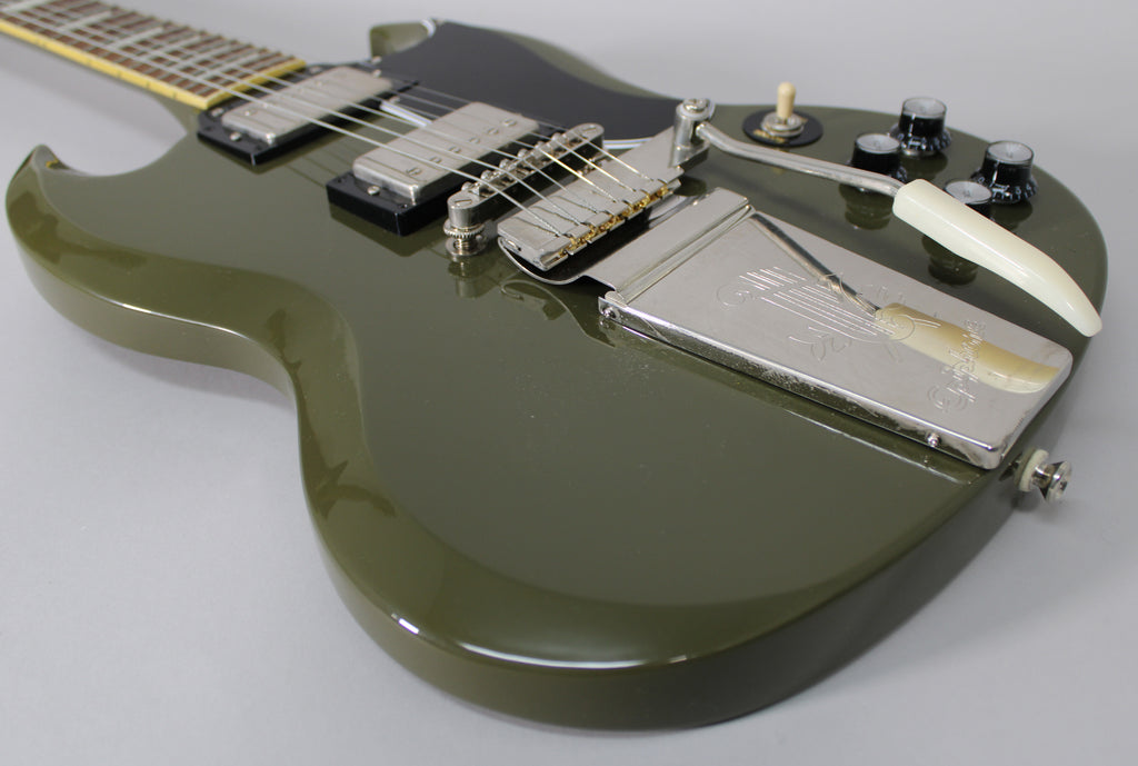 2022 Epiphone SG Standard '61 Reissue Olive Drab w/Gig Bag