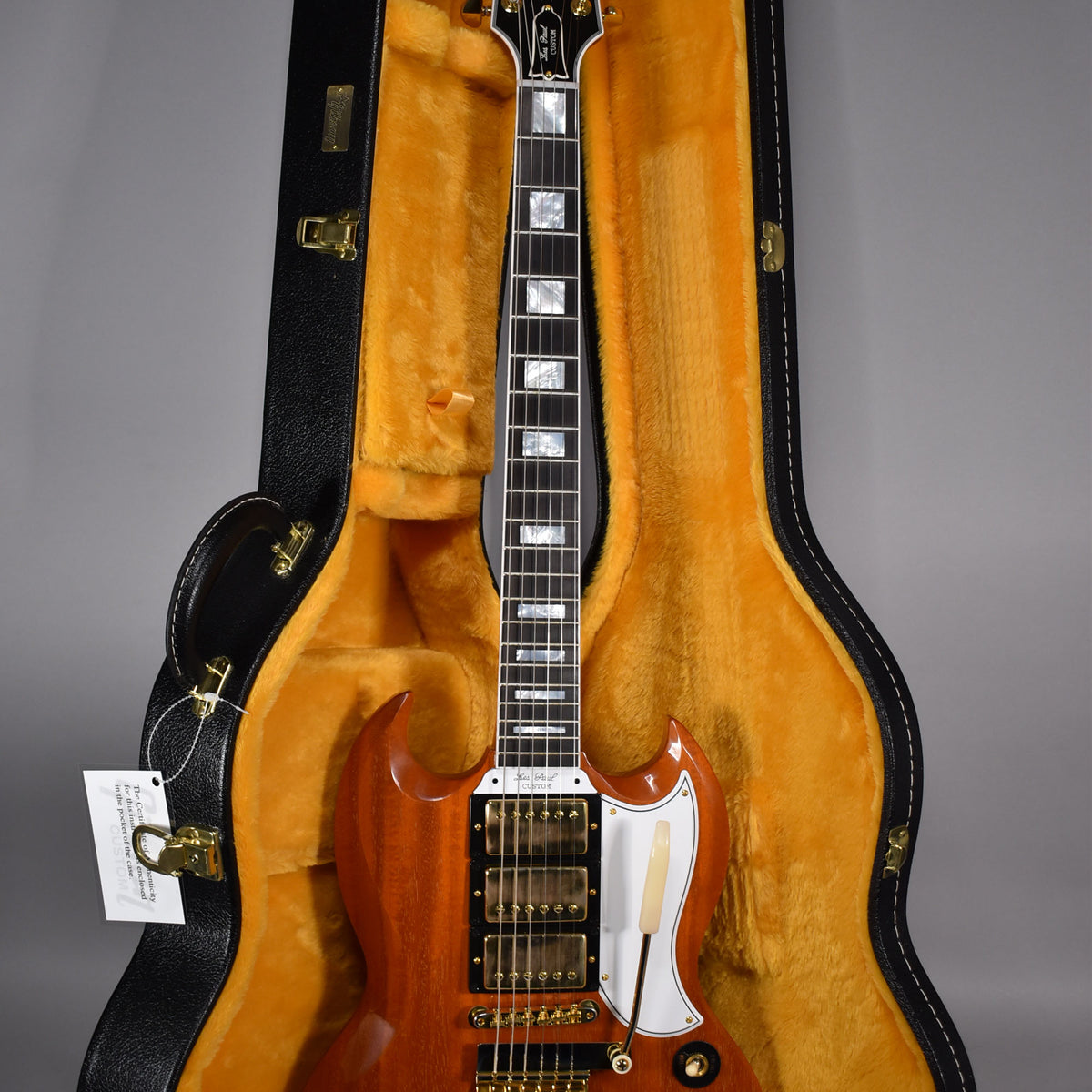 2024 Gibson Custom Made 2 Measure '63 Les Paul/SG Custom VOS Red