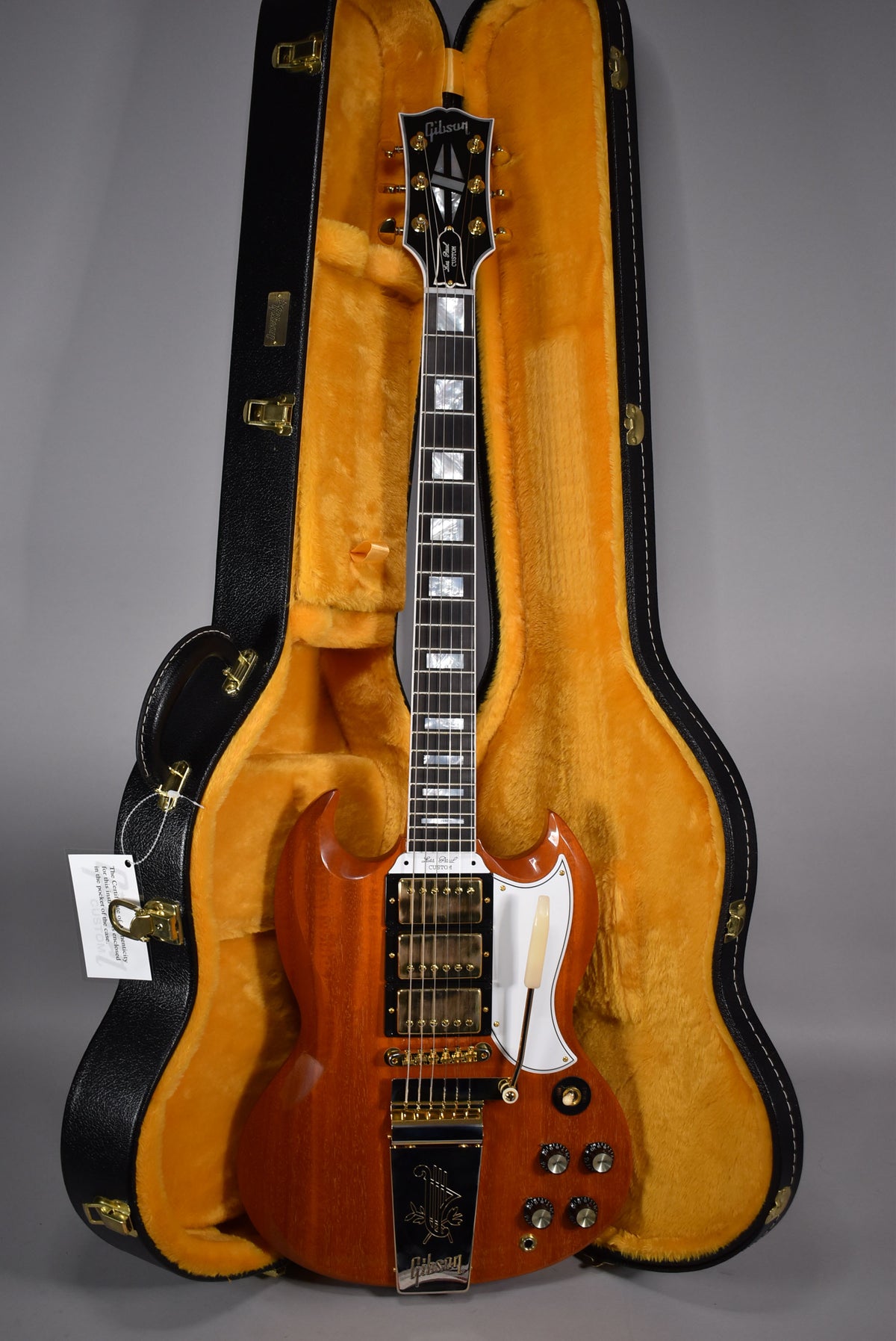 2024 Gibson Custom Made 2 Measure '63 Les Paul/SG Custom VOS Red