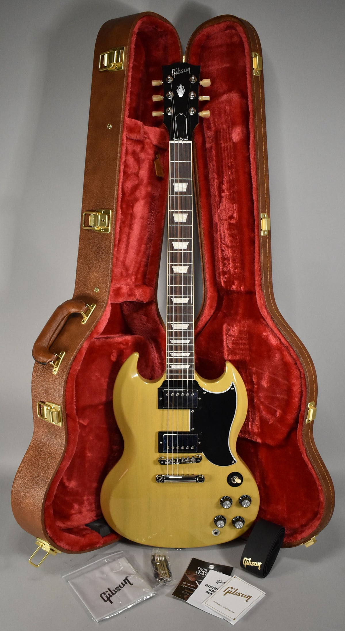 2025 Gibson SG Standard '61 Custom Color TV Yellow w/OHSC