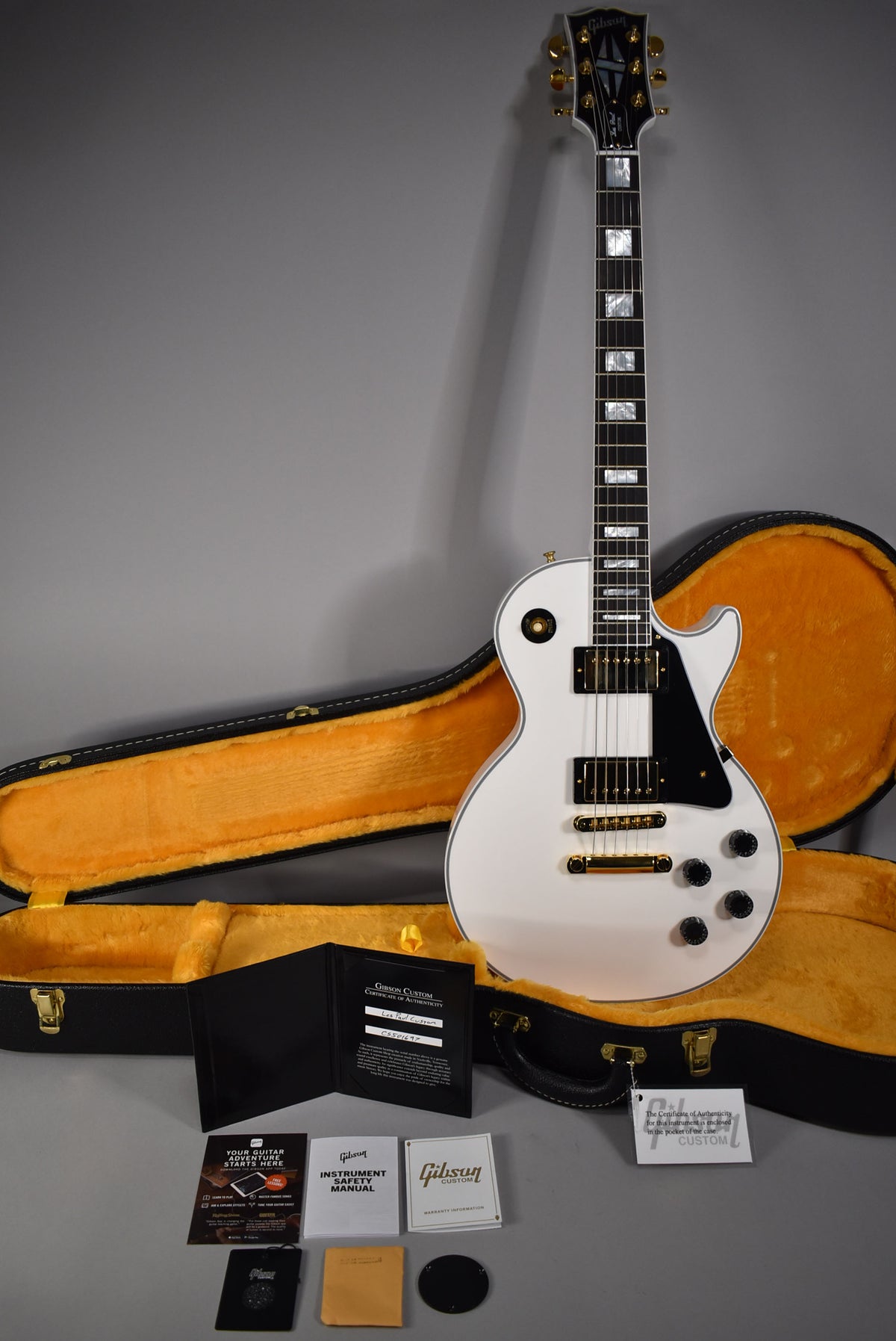 2025 Gibson Custom Les Paul | Alpine White W/OHSC – Imperial